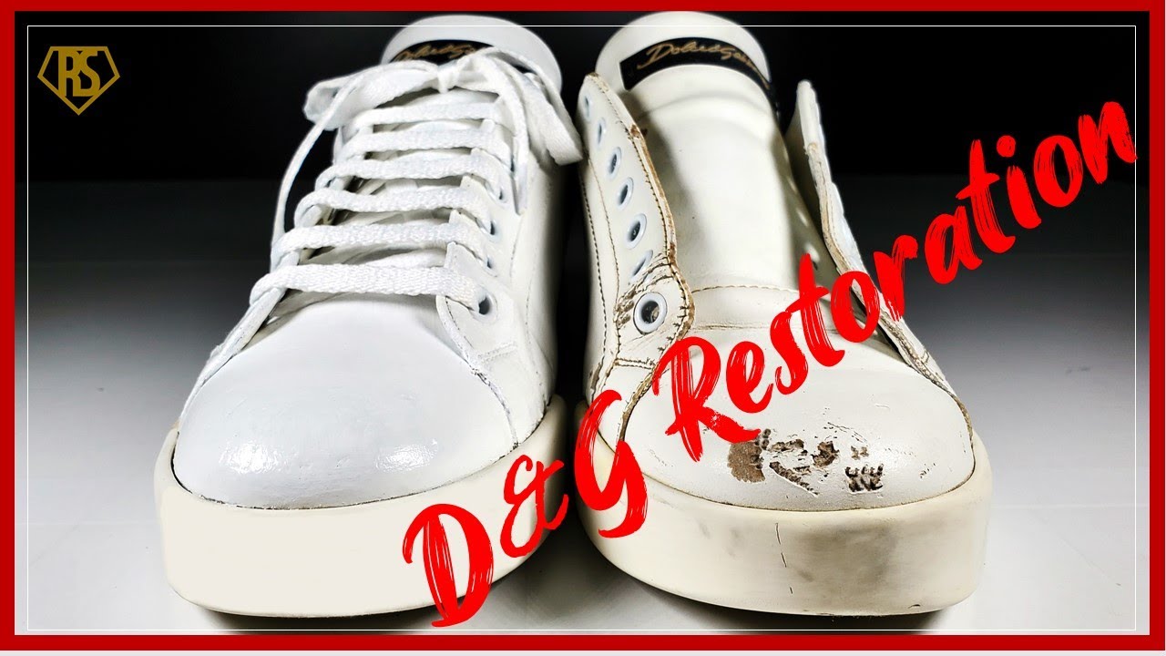 ASMRㅣClean & Restore Dolce & Gabbana Sneakers ㅣ돌체앤가바나 스니커즈 세탁&복원