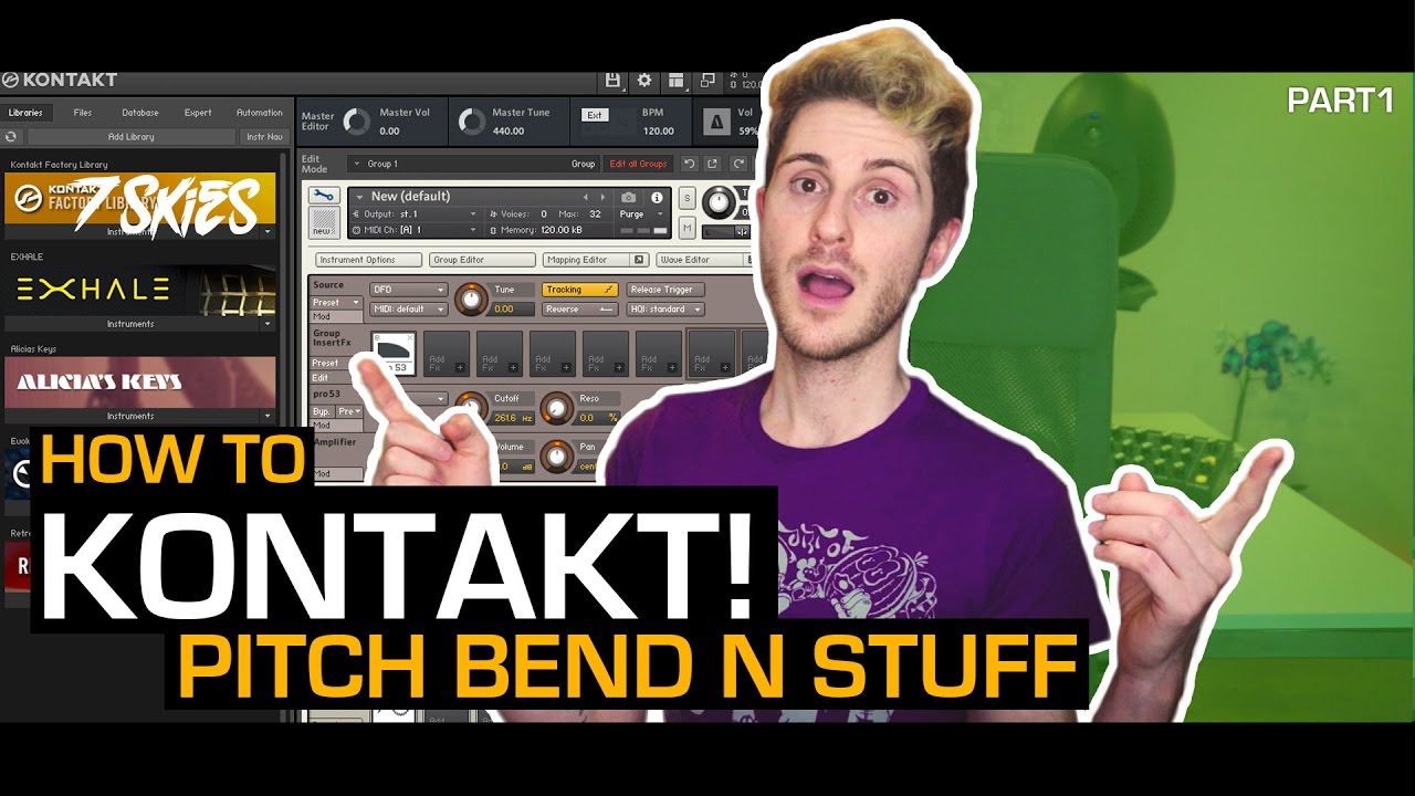How to : Kontakt Pitch Bend, Legato N Stuff (Part1)