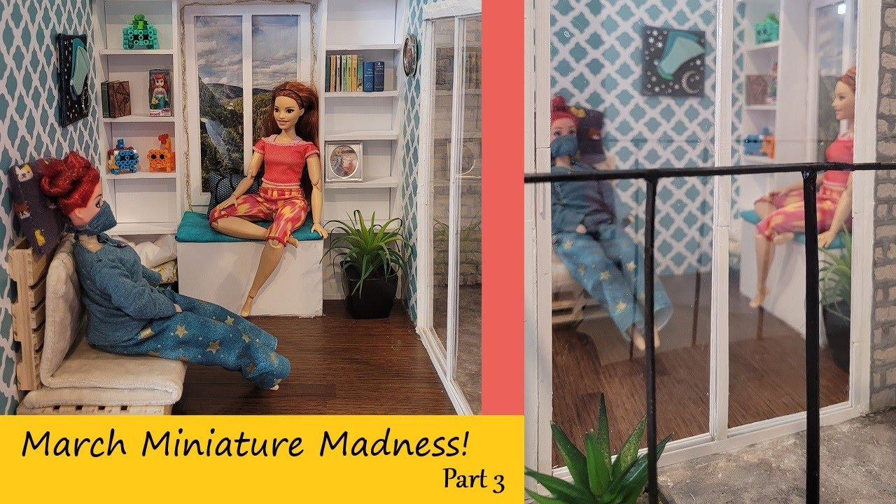 Sliding Door and Project Completion! | Episode 3 | Barbie-Sized Dollhouse RoomBox Diorama