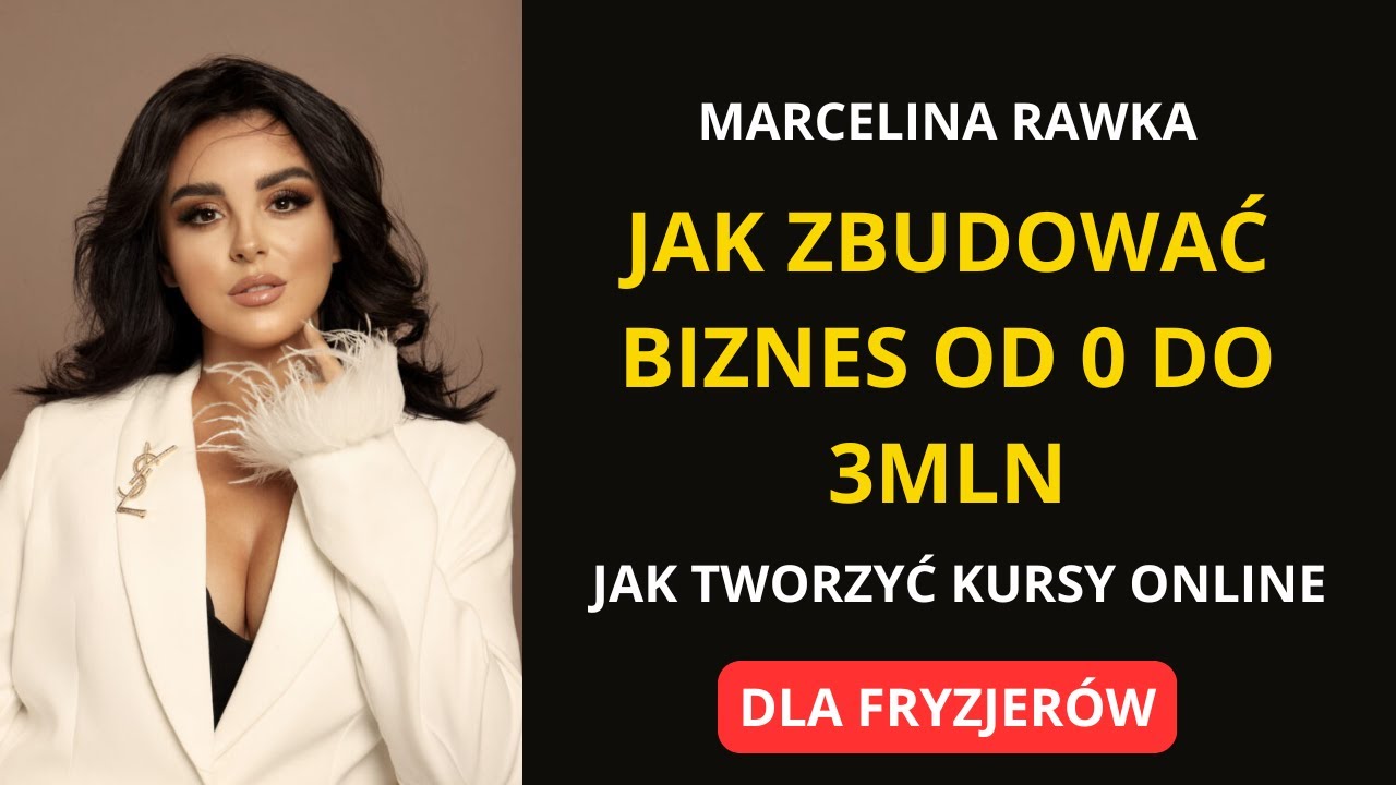 Jak zbudować biznes od zera do 3 000 000 Zł? | Historia Marceliny Rawki – Mentorki Beauty