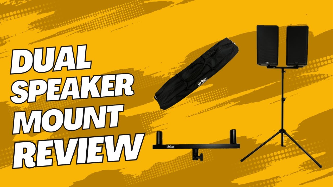 Dual Speaker Mount Review (w/Tripod and Bag Review)