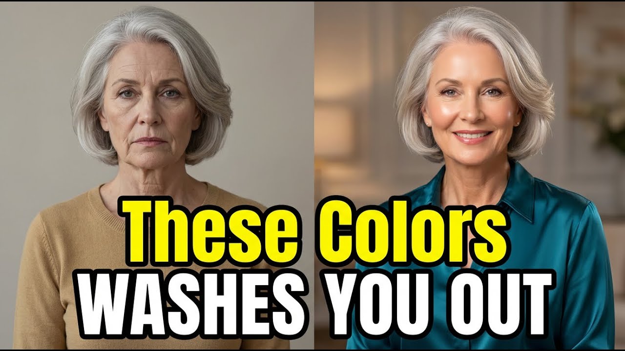 Прекратите использовать эти 3 цвета вблизи лица после 60 лет.