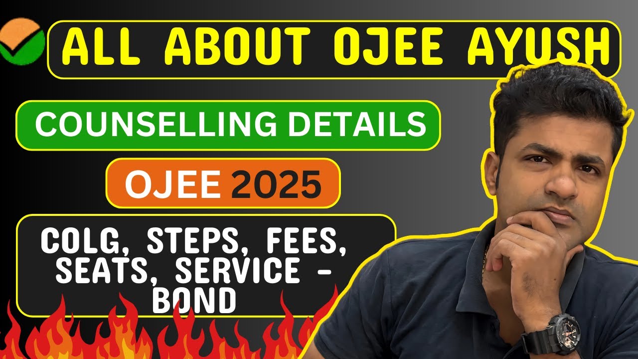 Odisha AYUSH Counselling 2025 🔍 BAMS & BHMS Seats, Eligibility, Documents | OJEE Process Explained