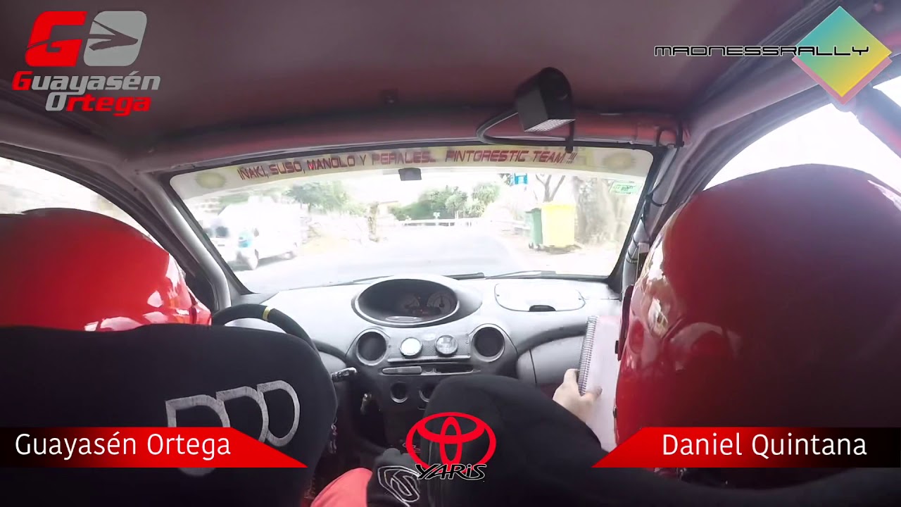 Rally Villa de Teror 2018 - Onboard Guayasen Ortega - Daniel Quintana / Toyota Yaris T-Sport