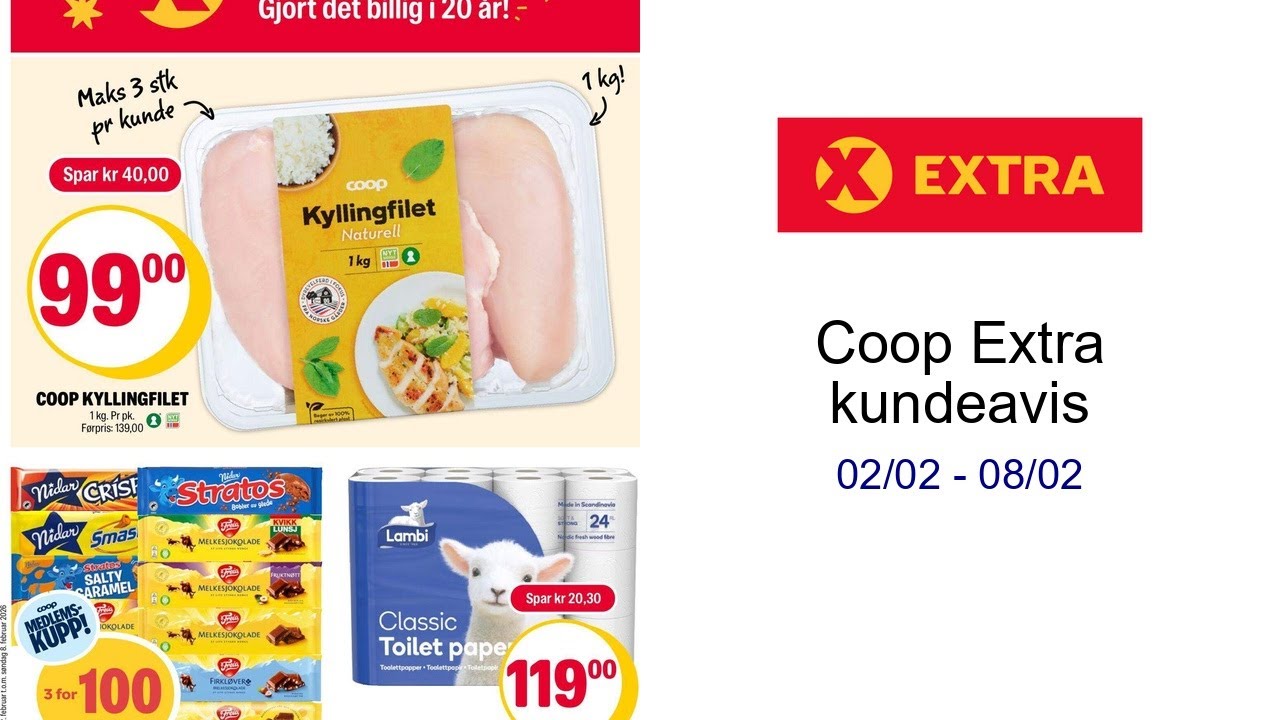 Coop Extra kundeavis 02/02 - 08/02
