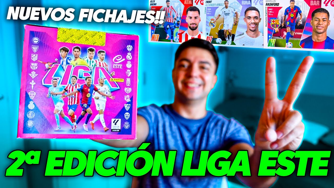 SEGUNDA EDICI&Oacute;N LIGA ESTE 2025-26!!! CAJA COMPLETA *50 SOBRES*