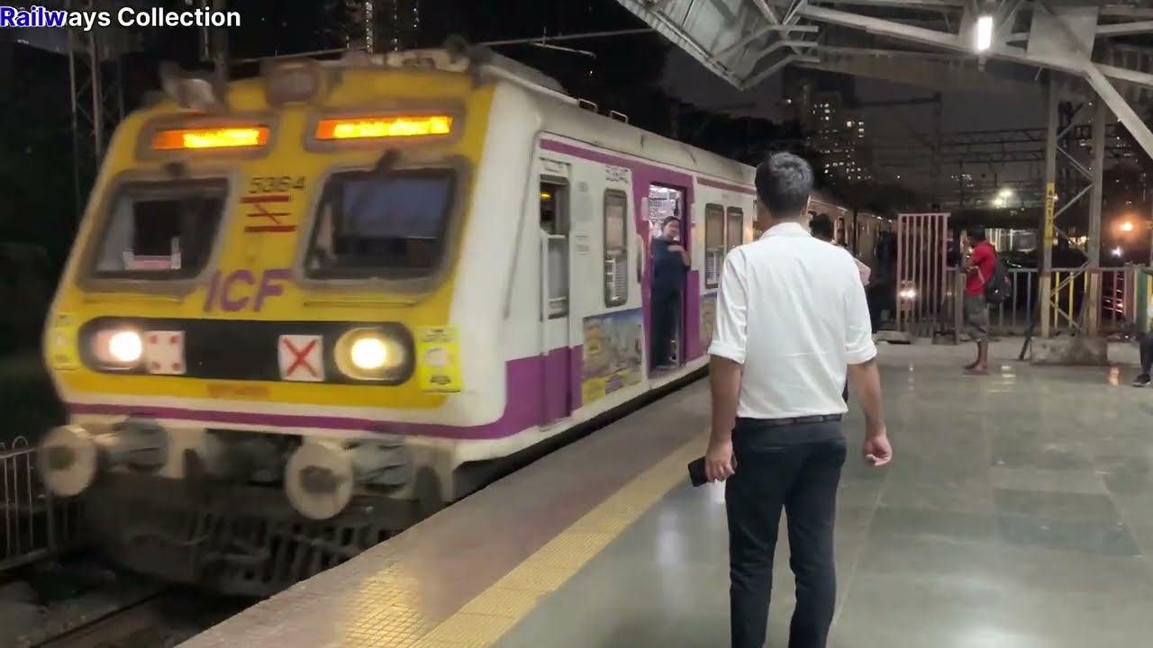 Byculla Railways Station Mumbai ll Mumbai Local Train Arrival and Departure