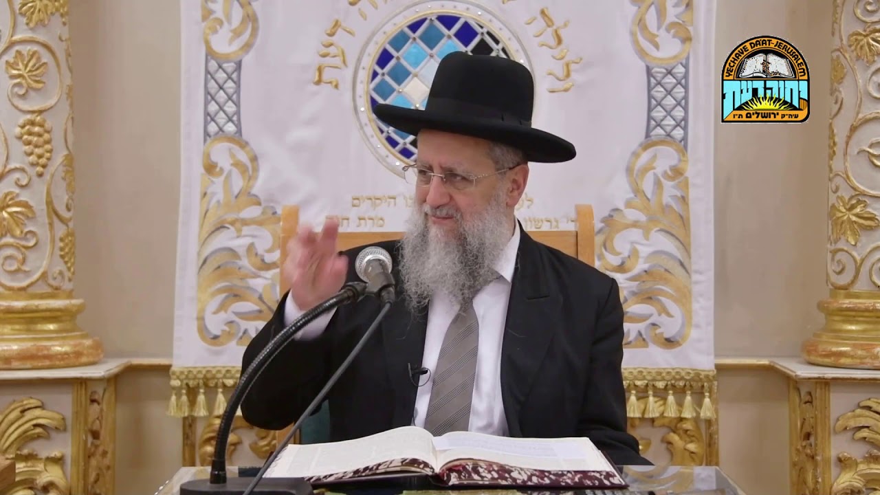 הרב דוד יוסף - מדוע מאריכים בפסוקי דזמרה בשבת