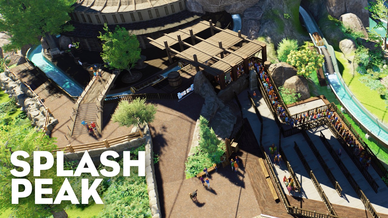 Super DETAILED Log Flume Station - Splash Peak