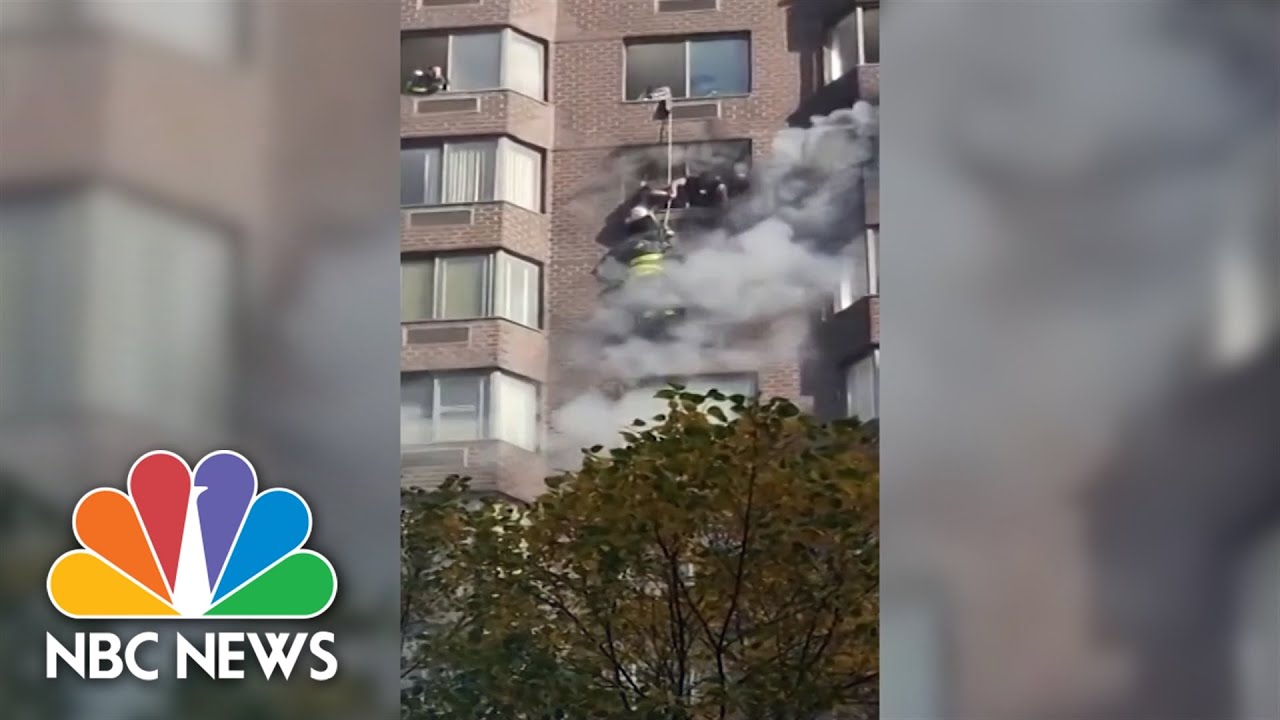 Dramatic Video Captures Rescue In Fire That Injured Dozens In NYC