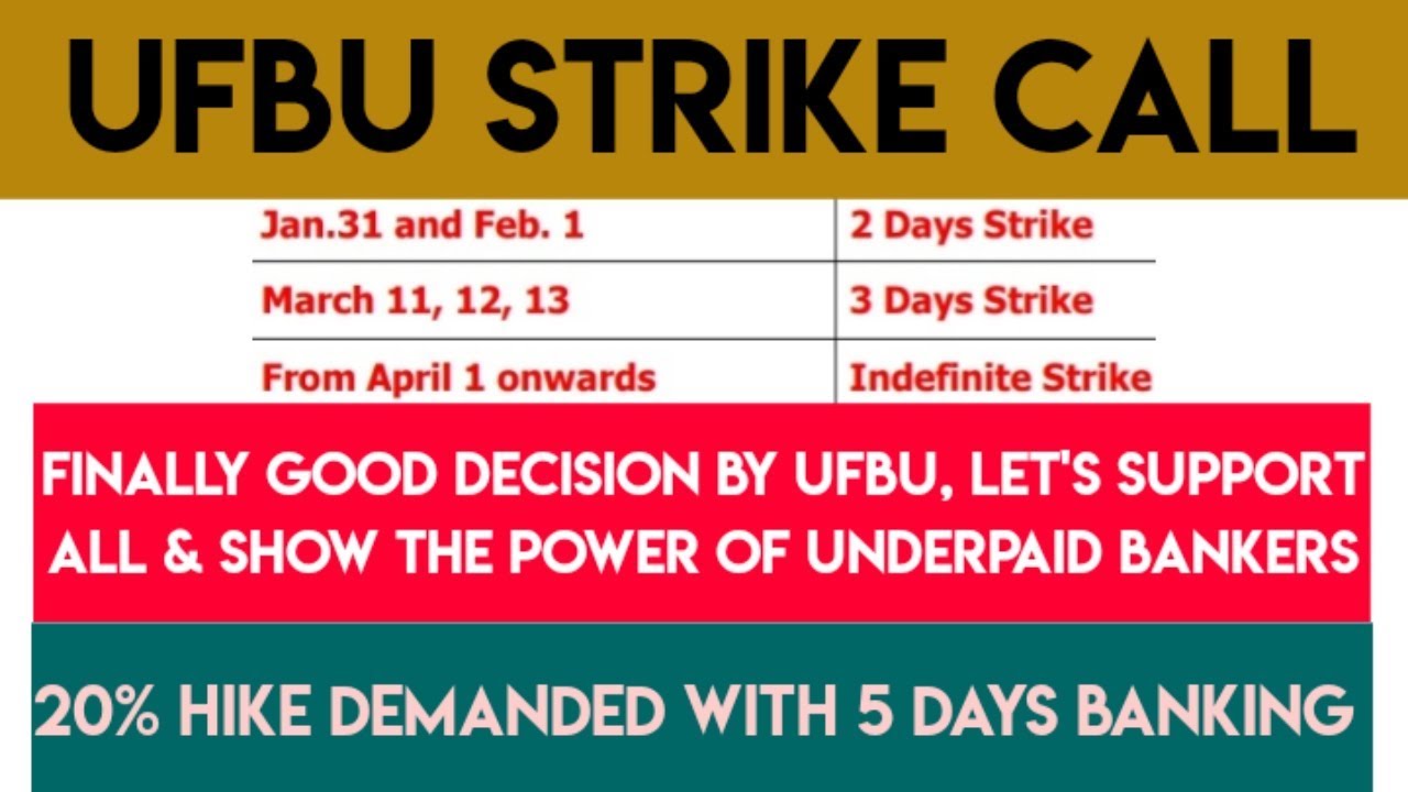 UFBU STRIKE CALL EXPLAINED
