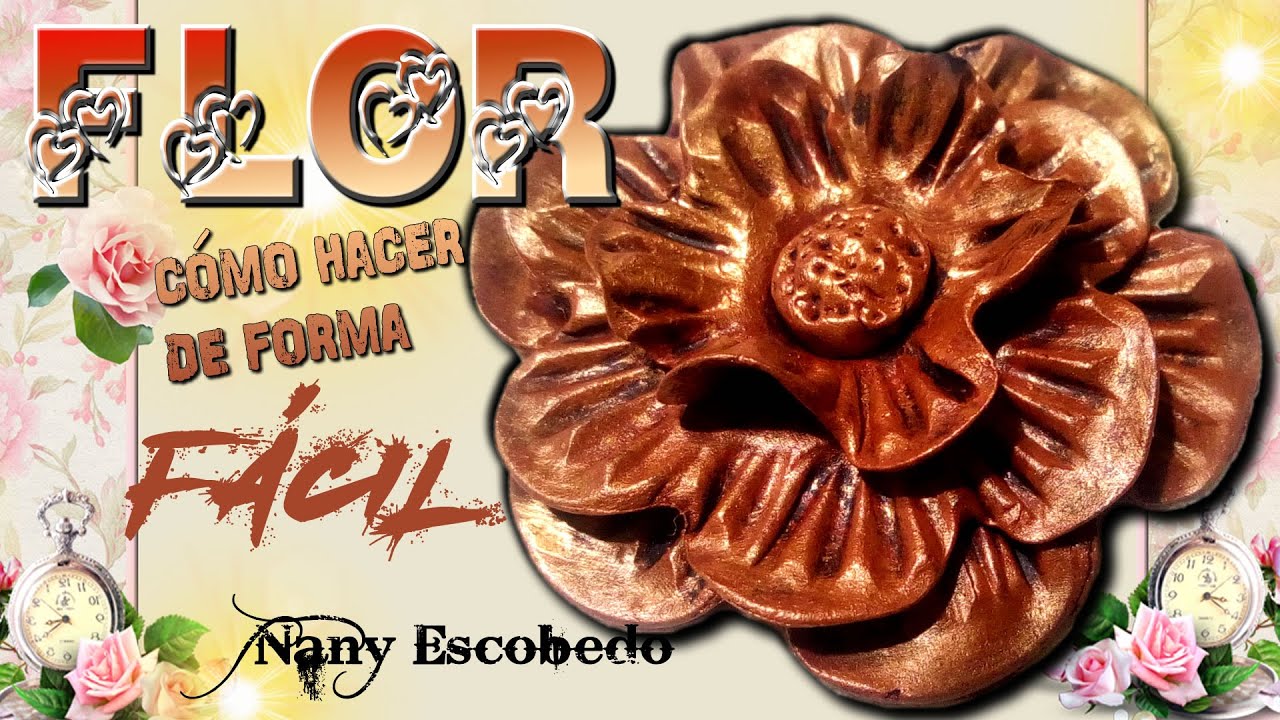 CÓMO HACER UNA FLOR DE FORMA FÁCIL