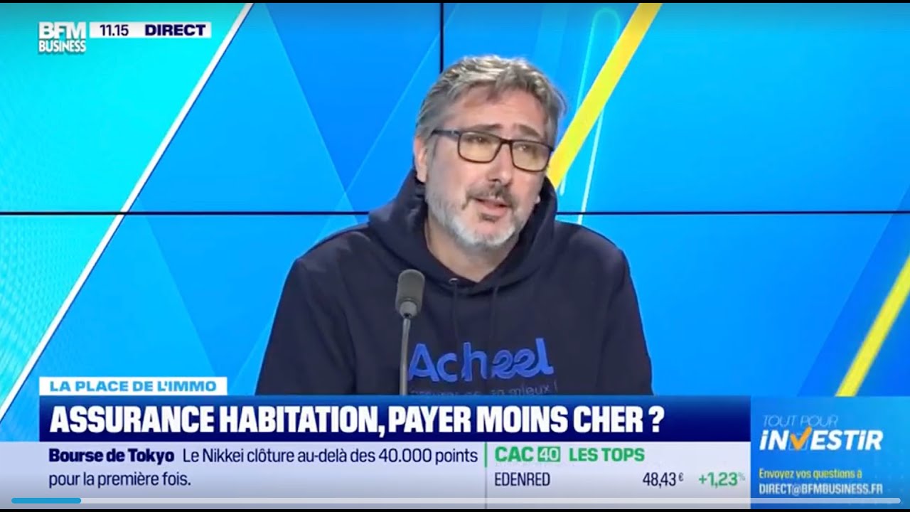 BFM TV x Acheel : Payer son Assurance habitation moins cher