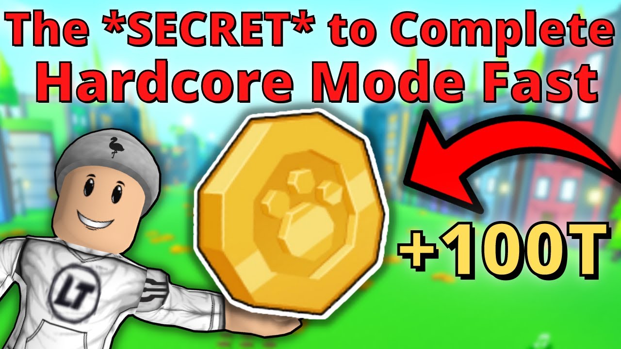 The *SECRET* to Complete Hardcore Mode Fast | Roblox Pet Simulator X