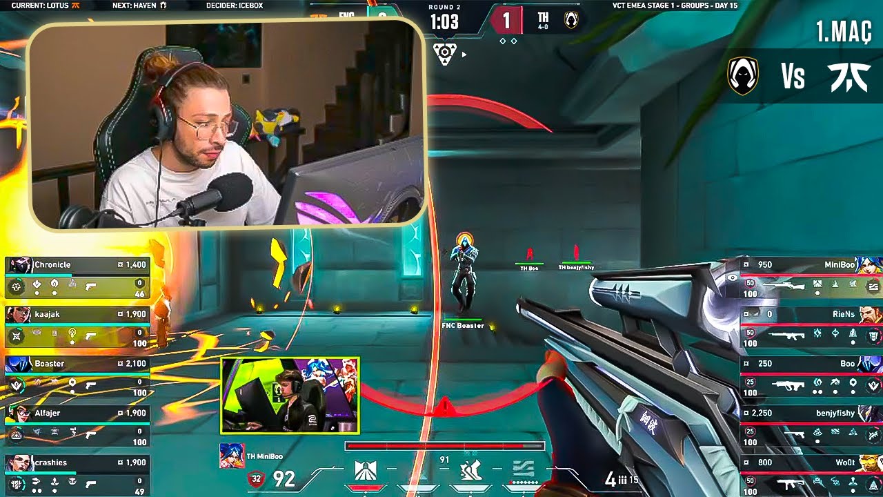 COMBATRY GÖZÜNDEN TH VS FNC | VCT EMEA 2025 Stage 1 | 1.MAÇ