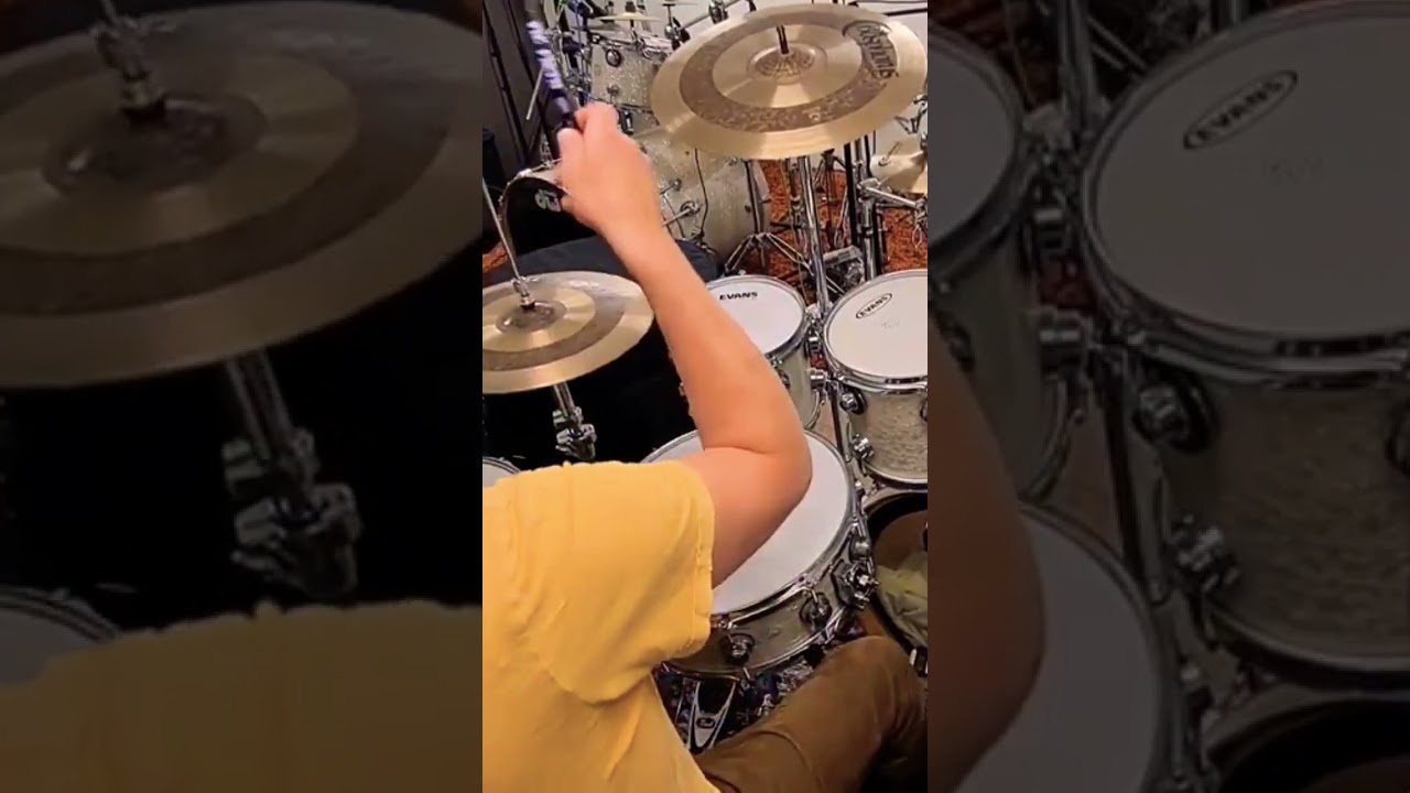 Drumming along a classic funk groove in a George Duke track