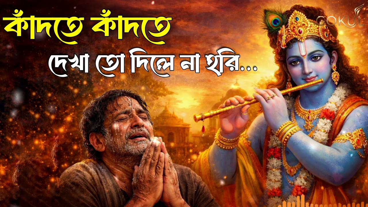 কাঁদতে কাঁদতে জনম গেল | Ogo Doyal Hari | Bengali Krishna Bhajan | With Lyrics 2026