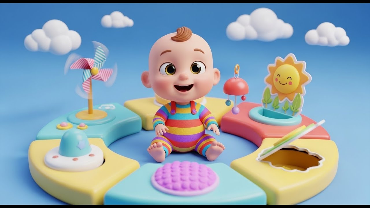 Boom Boom Fun Circle 🔵🎉 | Shapes and Colors Learning for Kids | Preschool Educational Video