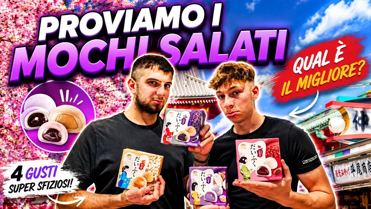 PROVIAMO I MOCHI SALATI - ARACHIDI, FAGIOLI ROSSI E ALTRO!! -  I PROVIAMO EP. 41