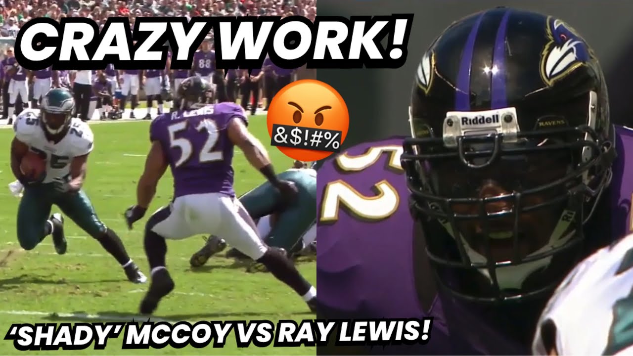 LeSean McCoy Vs Ray Lewis 🤬 CRAZY WORK! I AM ATHLETE (Ray Lewis MEETS Shady McCoy)