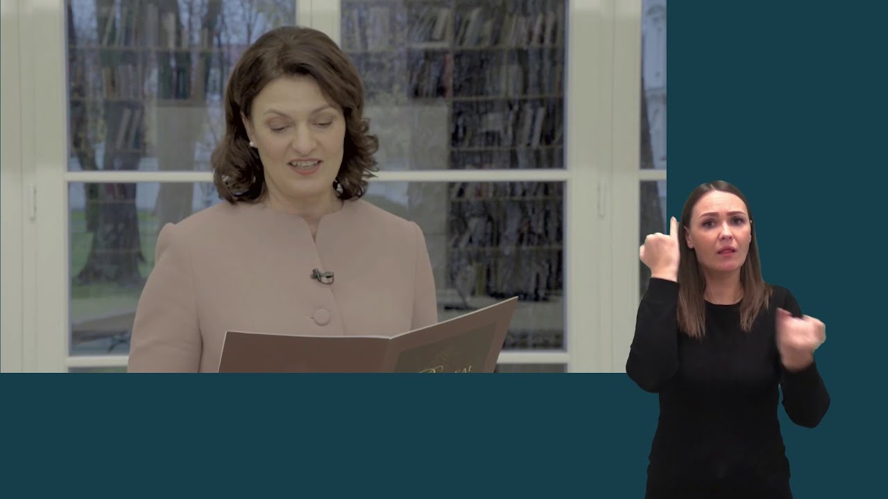 Paroda „Mokykla 2020“. Sveikinimo žodžiai (su vertimu į gestų k.)