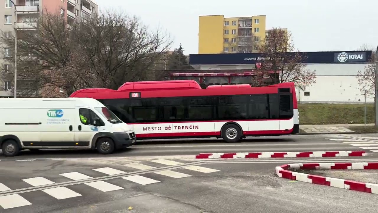 Zostrih MHD v Trenčíne (Transdev, SOR NSG 12 a 18), 22.01.2025, 4K HDR
