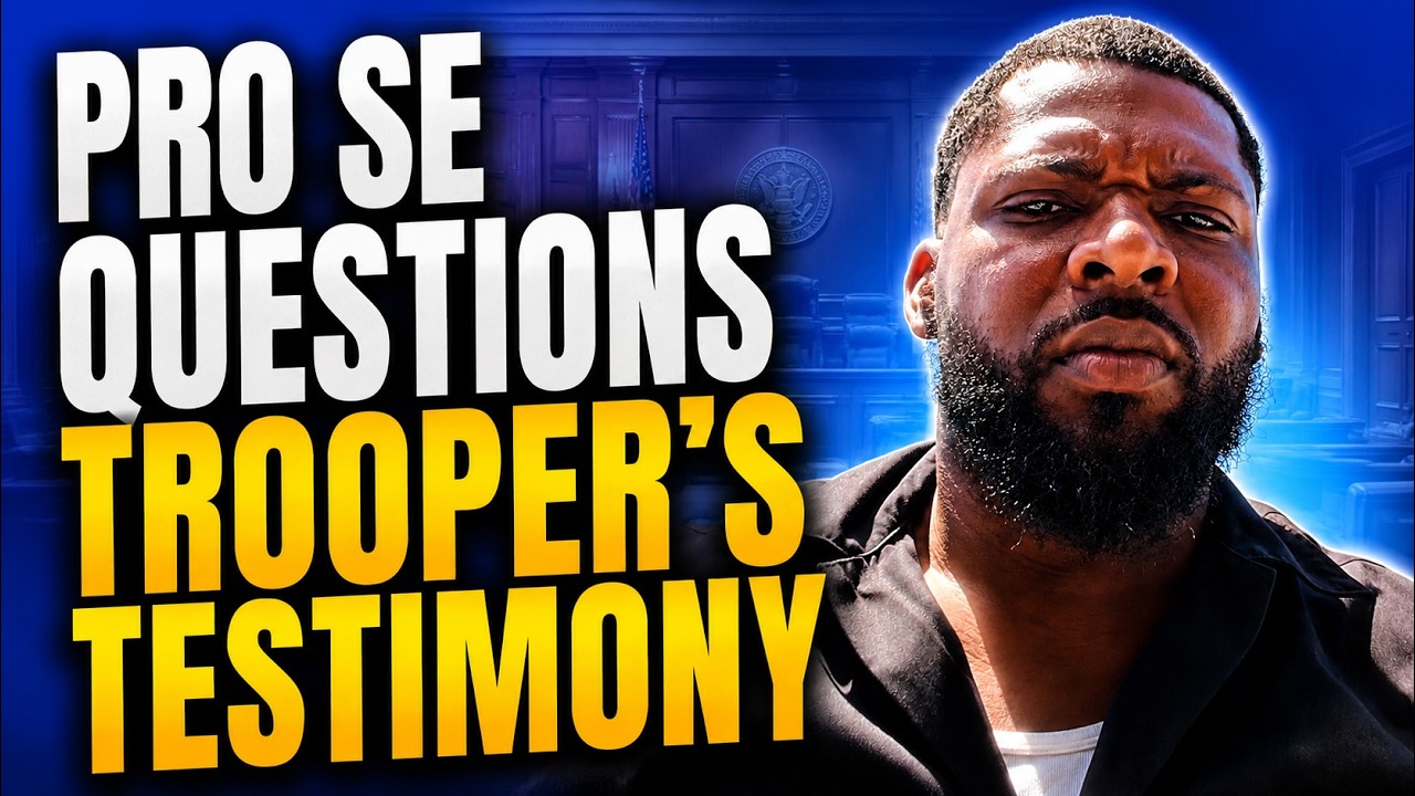 Did the Trooper Really See It? Pro Se Defendant Questions Proof in Zoom Hearing!