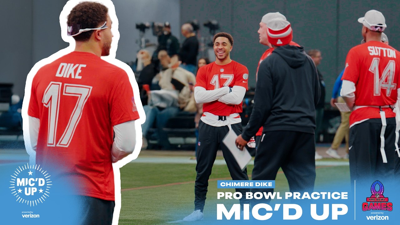 Titans Rookie Chimere Dike Mic’d Up at the Pro Bowl