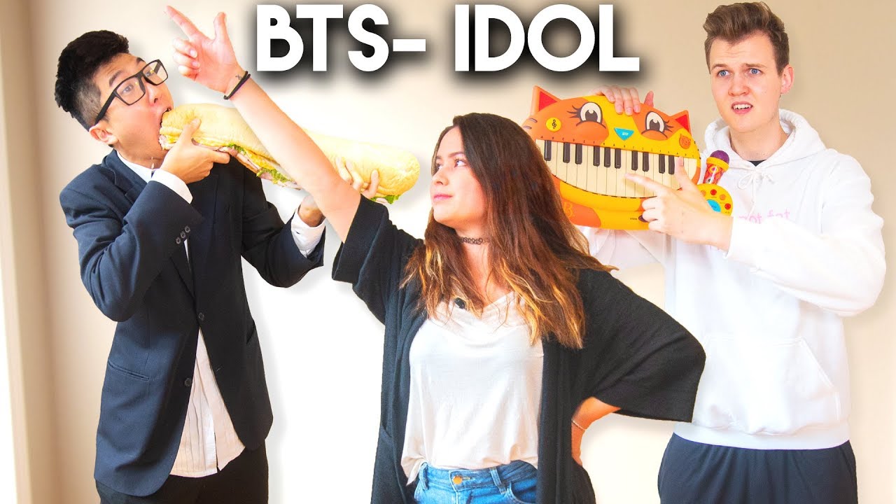 УЧИМСЯ ХОРЕОГРАФИИ BTS IDOL С LANKYBOX #short