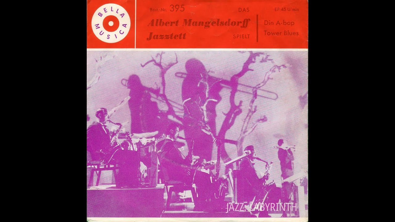 Albert Mangelsdorff Jazztett - Plays - Ger Bella Musica Nr 395 7inch FULL
