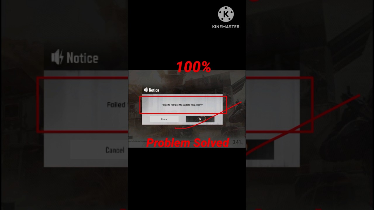 Mission Evo Failed To Retrieve The Update Problem Solve 💯 🔥 🔥 #gamerz#short