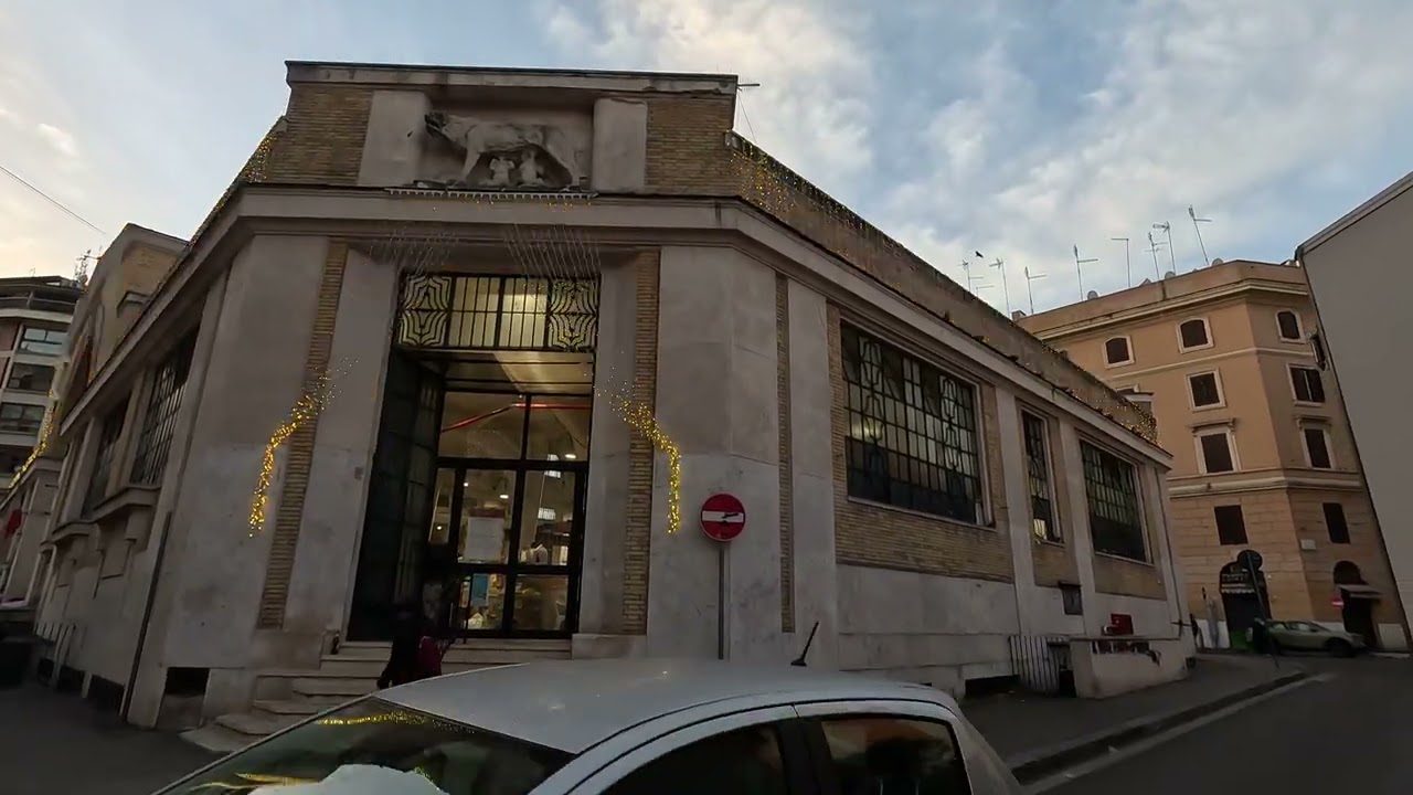 4K Rome Daily Morning Walk in Piazza Fiume-Via Alessandria
