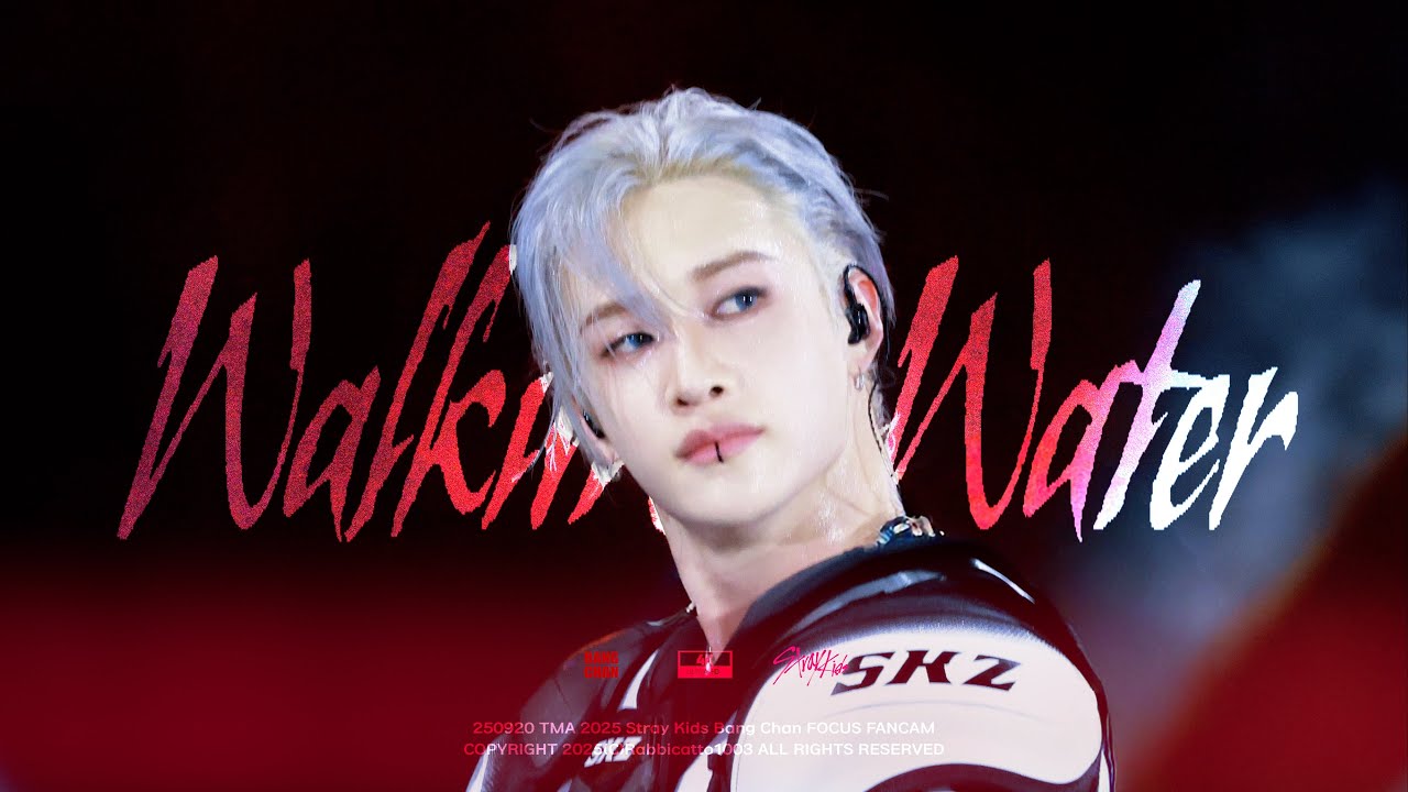 【250920】Wakin On Water - Straykids BangChan 4k Focus 방찬 직캠 ©Rabbicatto1003