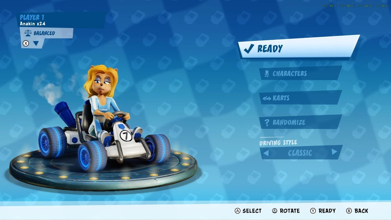 01 Crash Team Racing NF ISABELA Bandicoot Wumpa cup ( Uchiha x24  )
