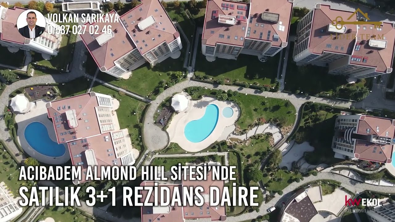 Acıbadem Almondhill Sitesi 3+1 Satılık Daire