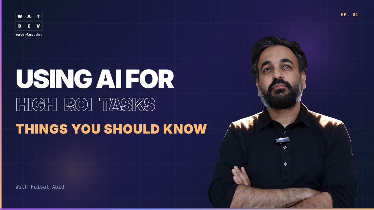 Using AI for High ROI Work: A Conversation Faisal Abid