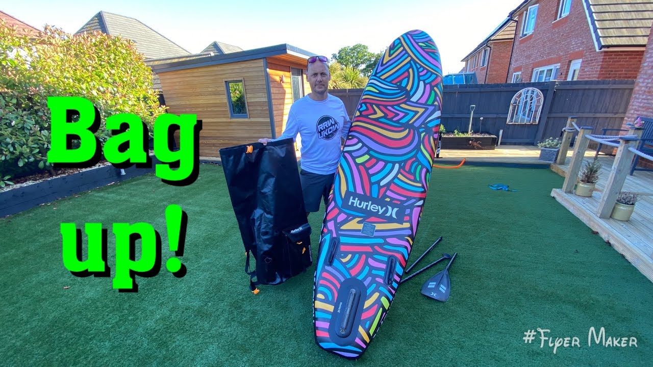 How to pack up a paddle board