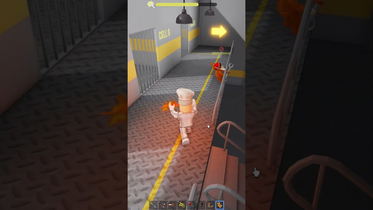 [NEW] Barry in Barry's Prison Run! (Obby) #roblox #shorts #games #barrysprisonrun #obby