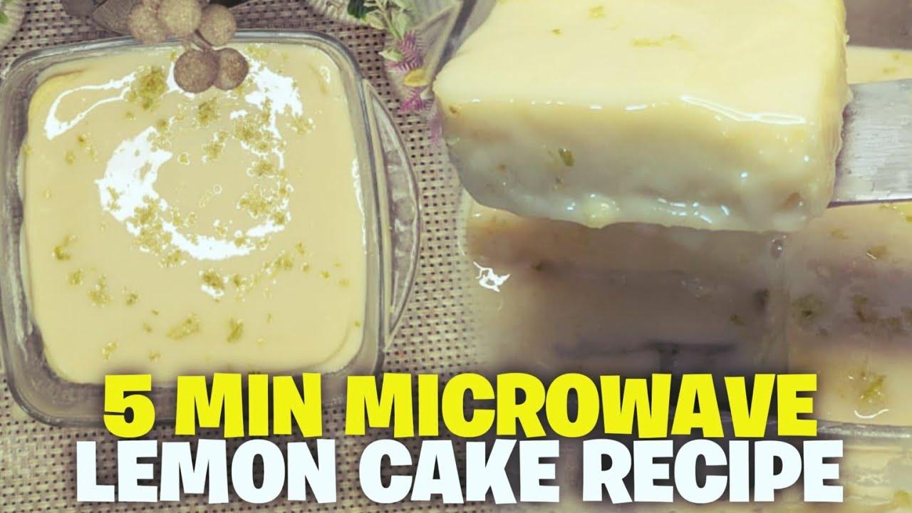 Lemon Cake Recipe in 5 Minutes by Heaven Taste| Easy Microwave Lemon Cake | Quick Dessert Idea