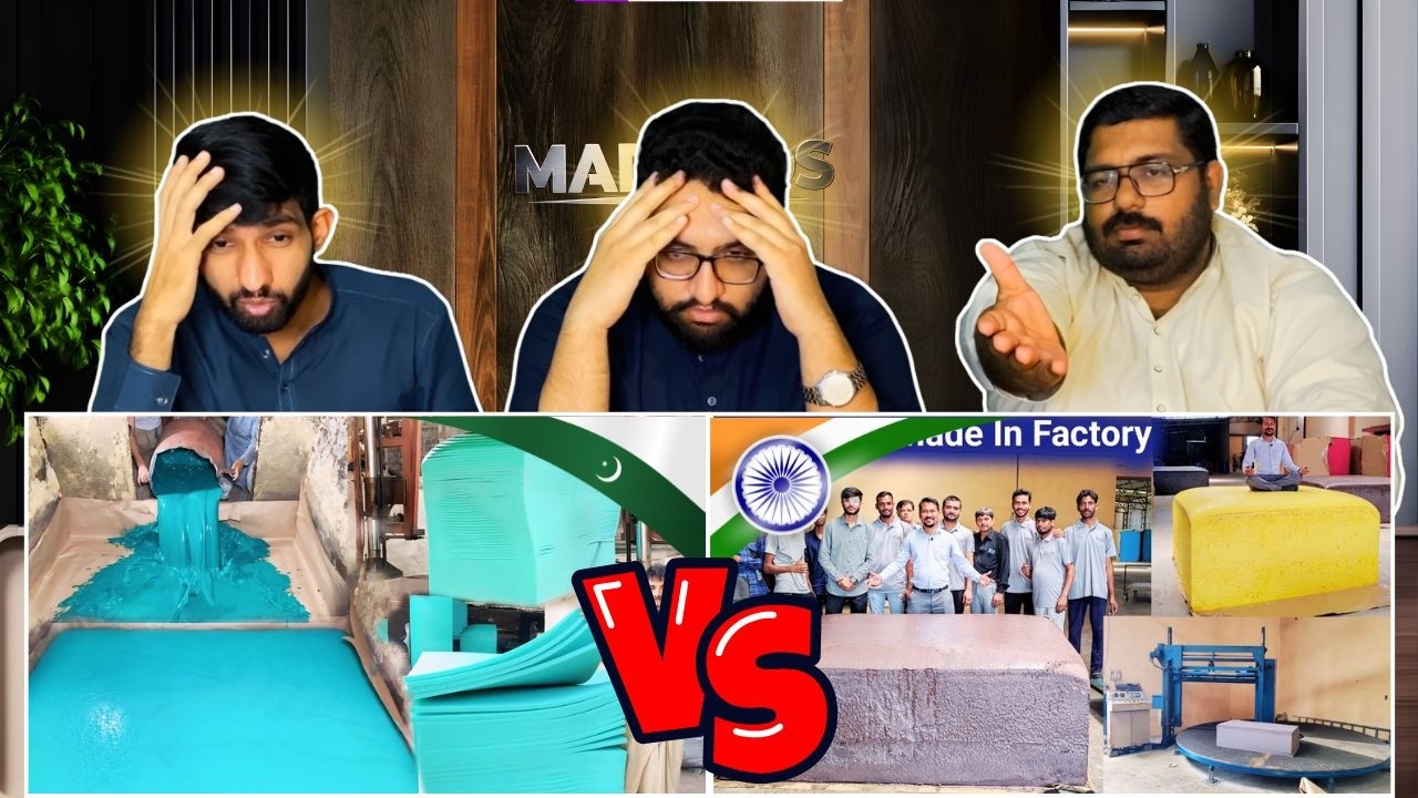 Reaction On How Foam Is Made in Factory India vs Pakistan | फैक्ट्री | Pakistani Reaction 🔥
