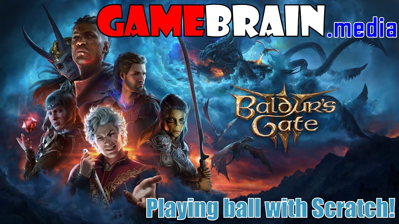 Balder's Gate 3 - Playing Ball with Scratch the Dog!
