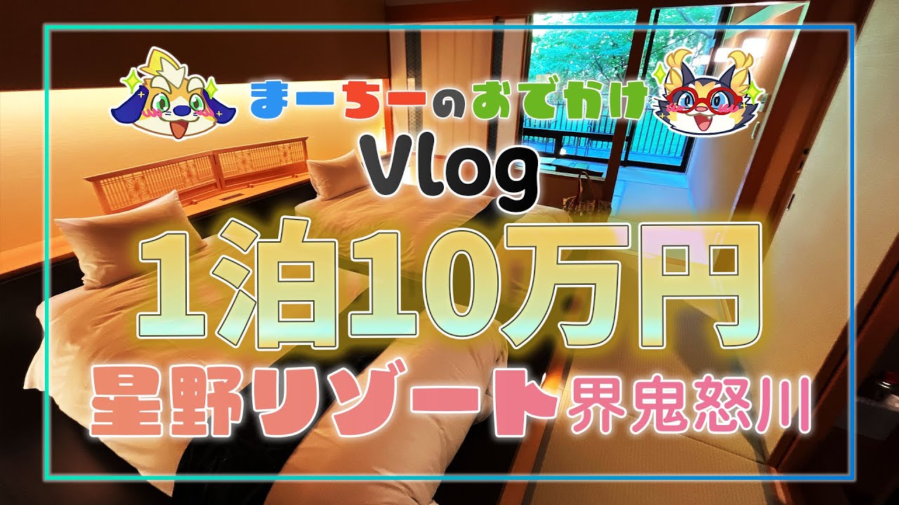 【Vlog】星野リゾートの１泊１０万円の超高級ホテル、界鬼怒川に泊まってきた！こんな素敵なサービス初めてうけた！！【鬼怒川温泉の旅#2】