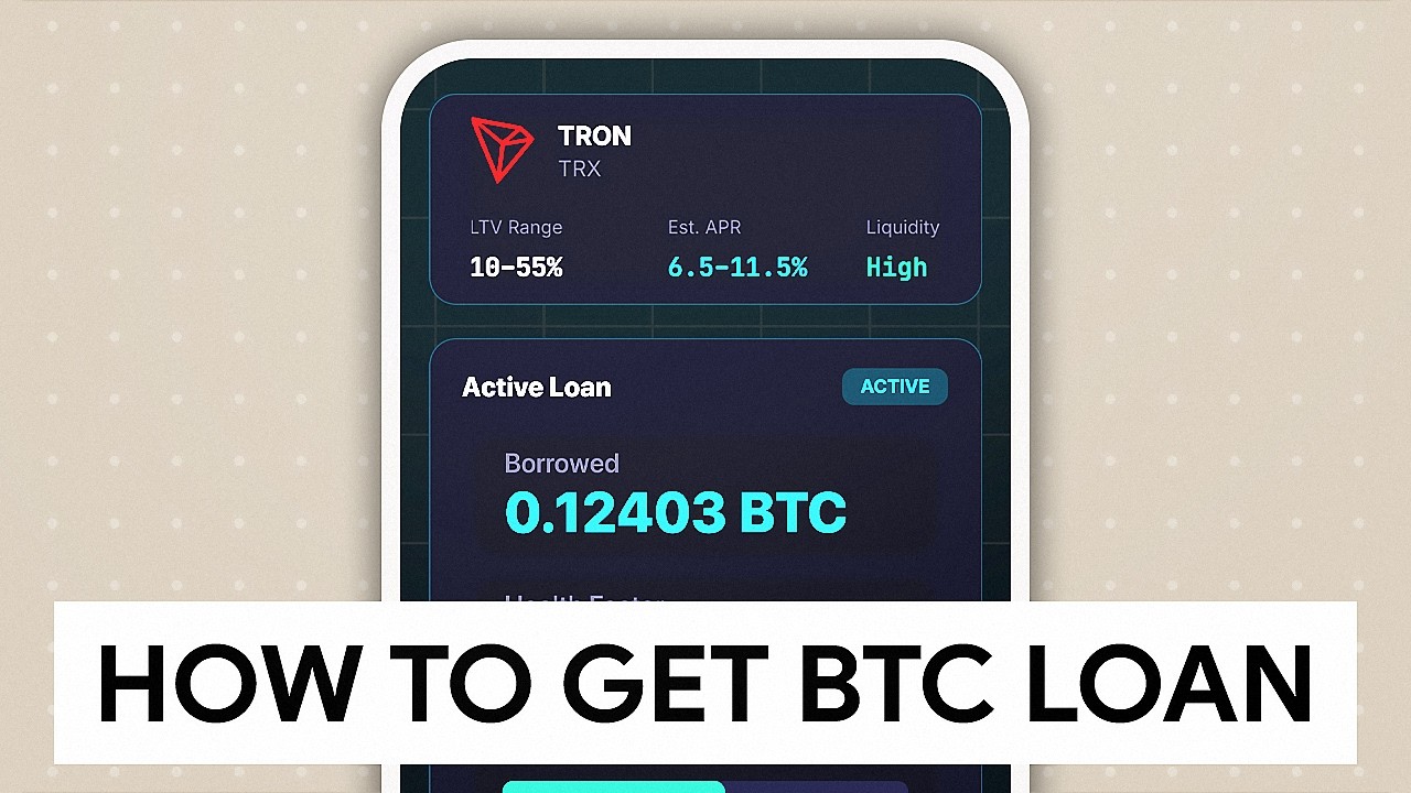 How to Get BTC Against TRX (Crypto Loan Step-by-Step Guide)