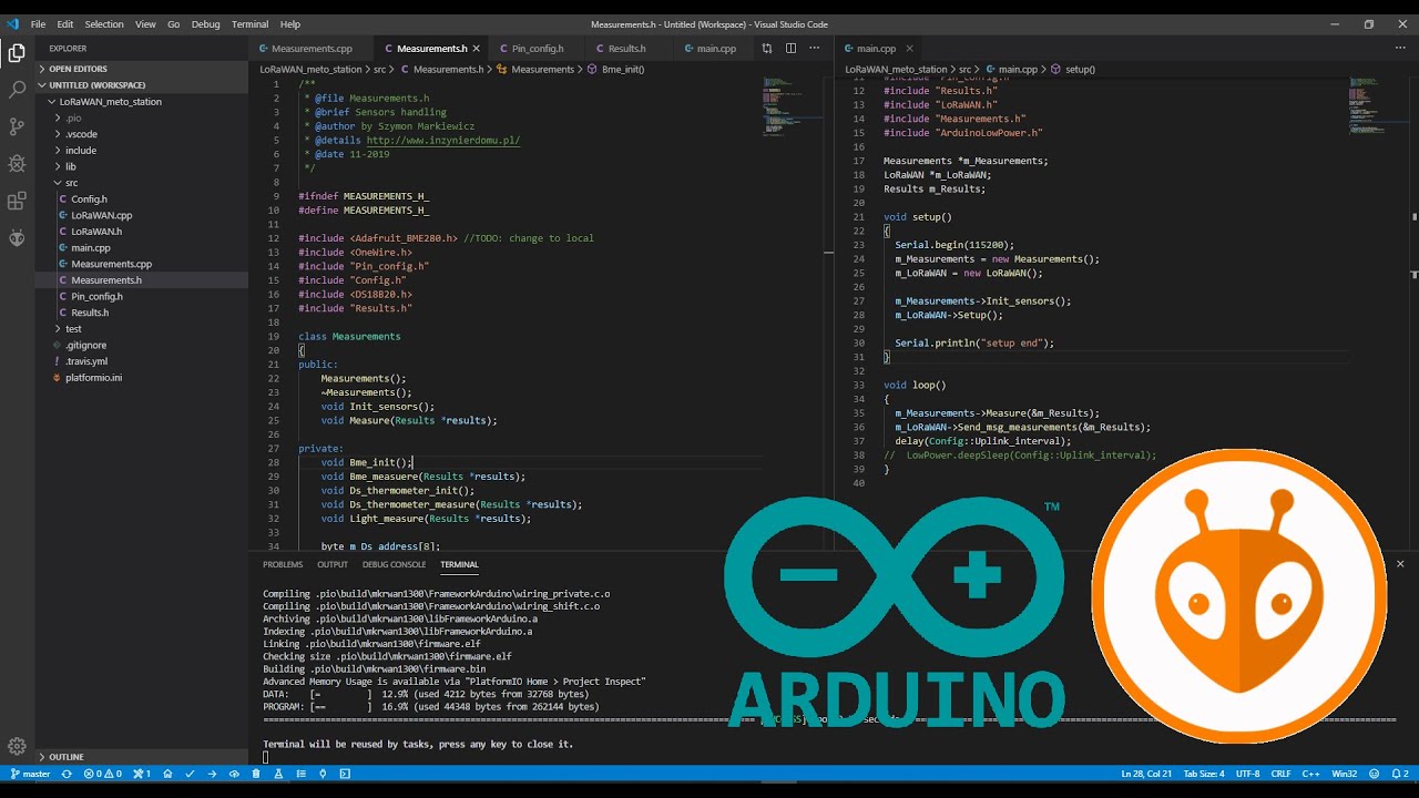 Visual Studio Code + Platform IO - kr&oacute;tka instrukcja jak zainstalować i używać z Arduino