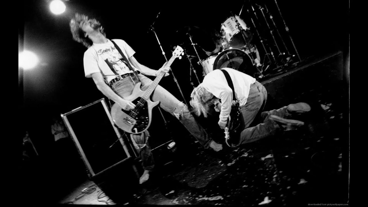 Nirvana - School (backing track, drums and bass in half-step down)