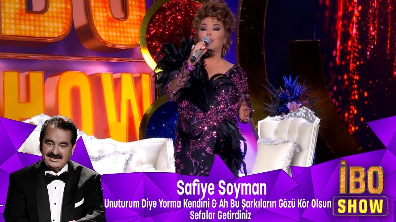 Safiye Soyman -  UNUTURUM DİYE YORMA KENDİNİ & AH BU ŞARKILARIN GÖZÜ KÖR OLSUN &  SEFALAR GETİRDİNİZ