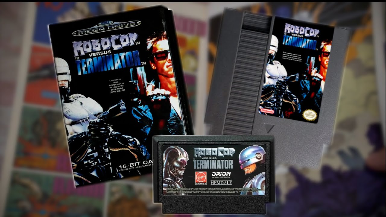 ROBOCOP vs TERMINATOR на Денди и Сегу  8 и 16 bit