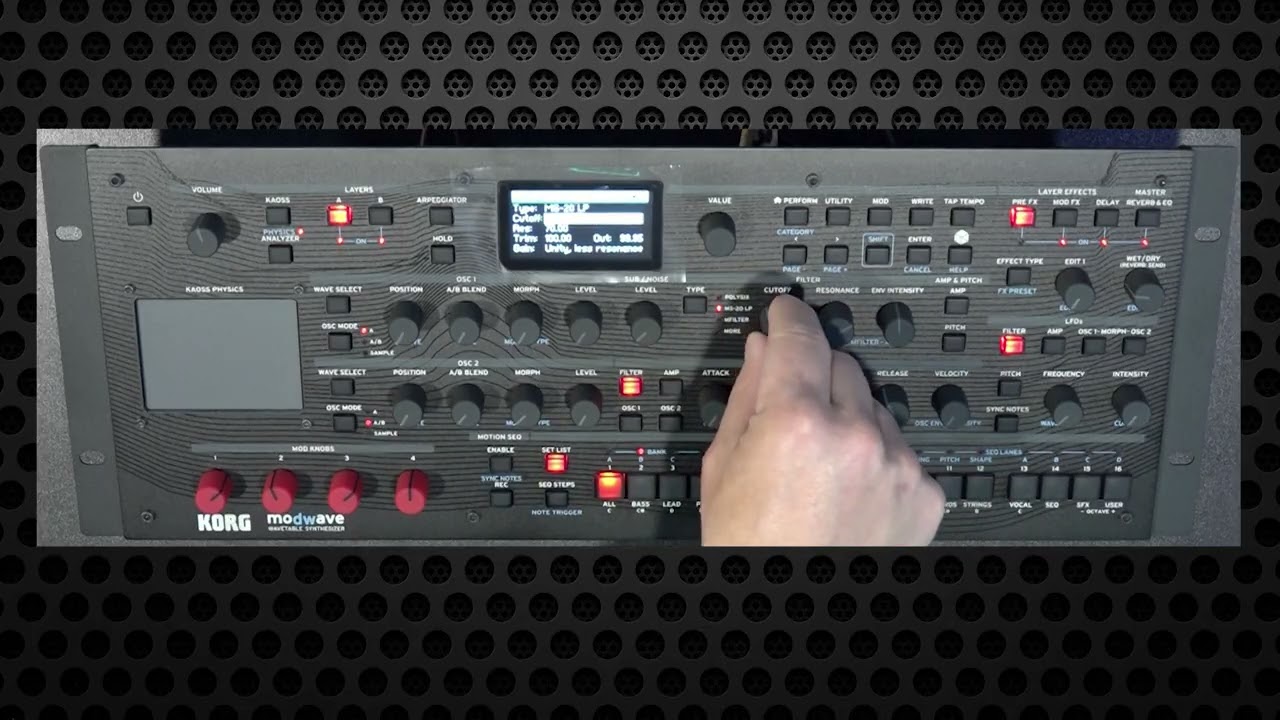Korg modwave Desktop - Factory Presets Demo (Sounds Only)