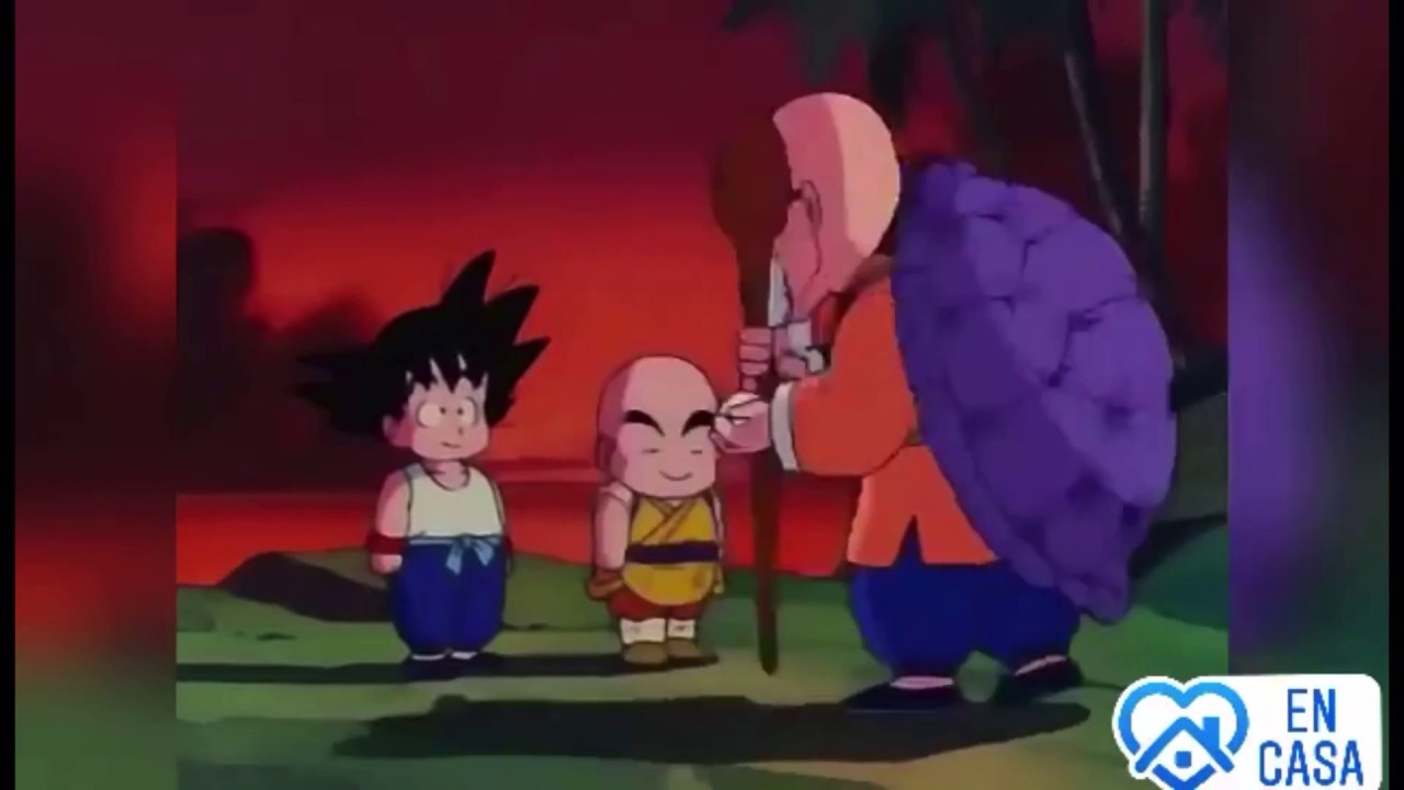 Krillin Trata De Engañar Al Maestro 👨‍🏫 Roshi.