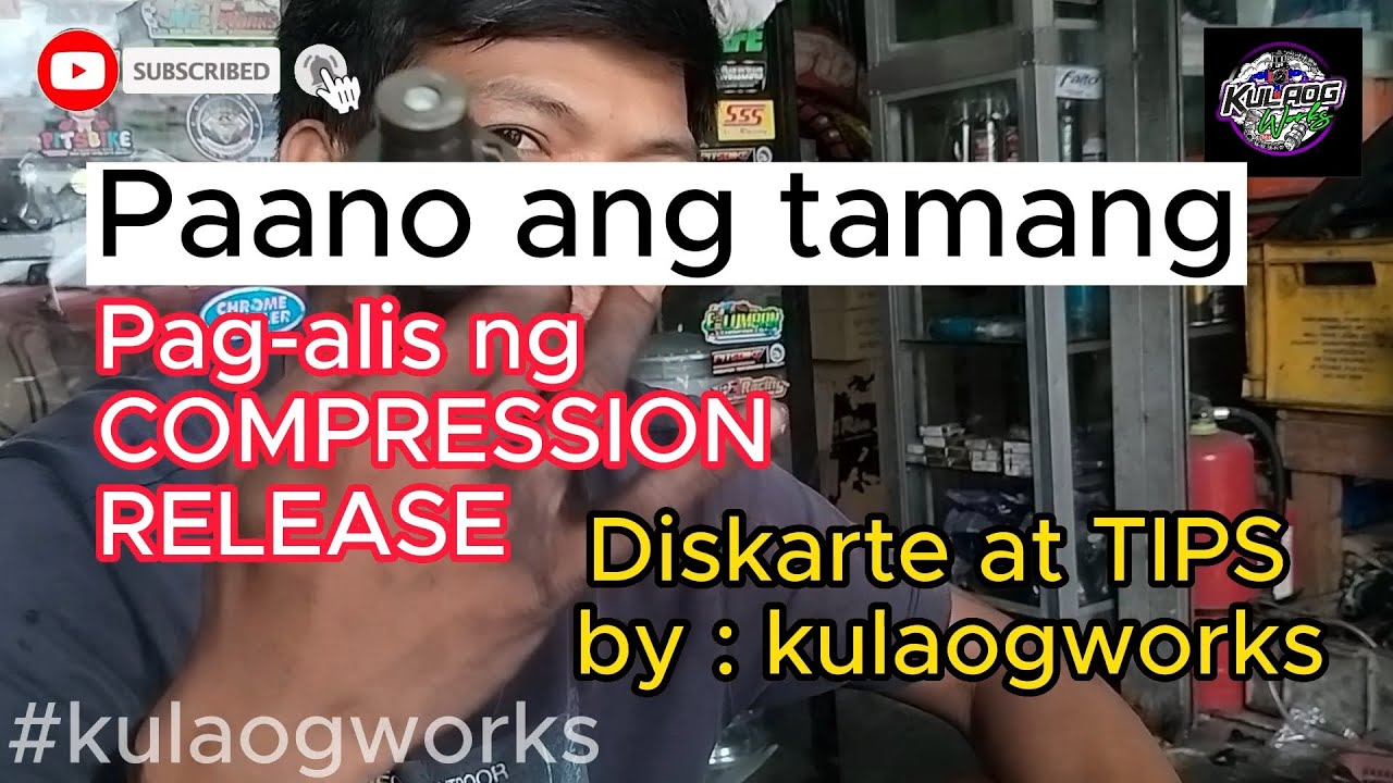 ✅TITLE: DISKARTE TIPS SA PAG TANGGAL NG COMPRESSION RELEASE NG RAIDER150 !